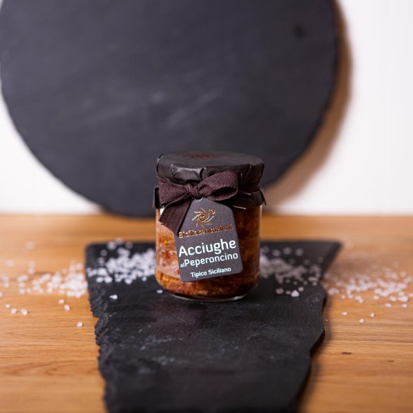 Alternative view of Acciughe al peperoncino - Sicilia Tentazioni 200gr