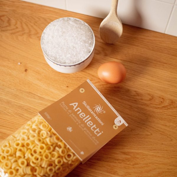 Alternative view of Anelletti di Semola SiciliaTentazioni 500g