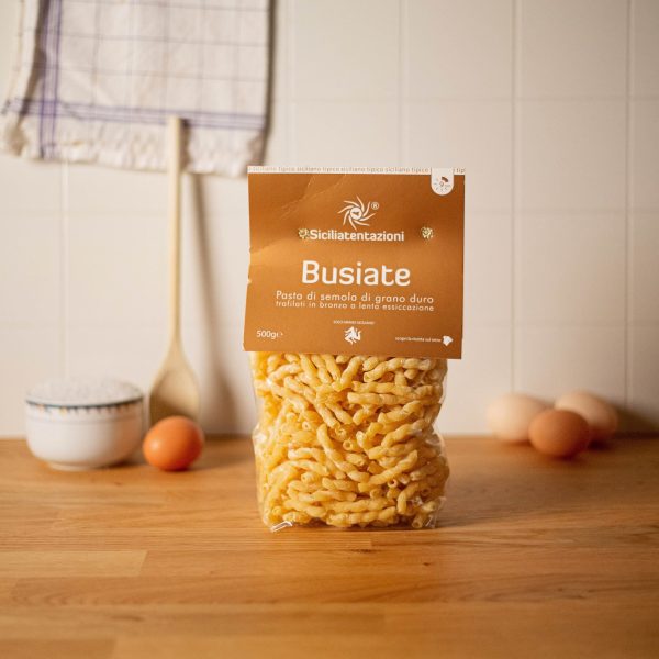 Busiate di semola di grano duro SiciliaTentazioni 500g