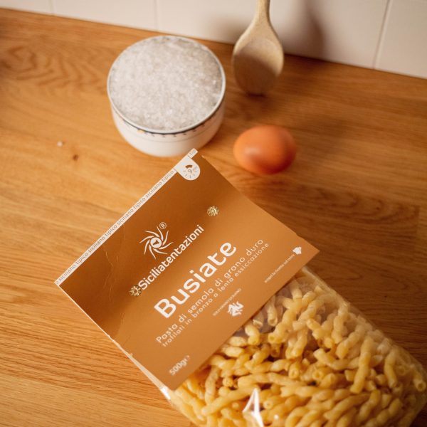 Alternative view of Busiate di semola di grano duro SiciliaTentazioni 500g