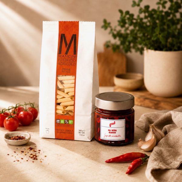 KIT PENNE MANCINI E SUGO ALL’ARRABBIATA