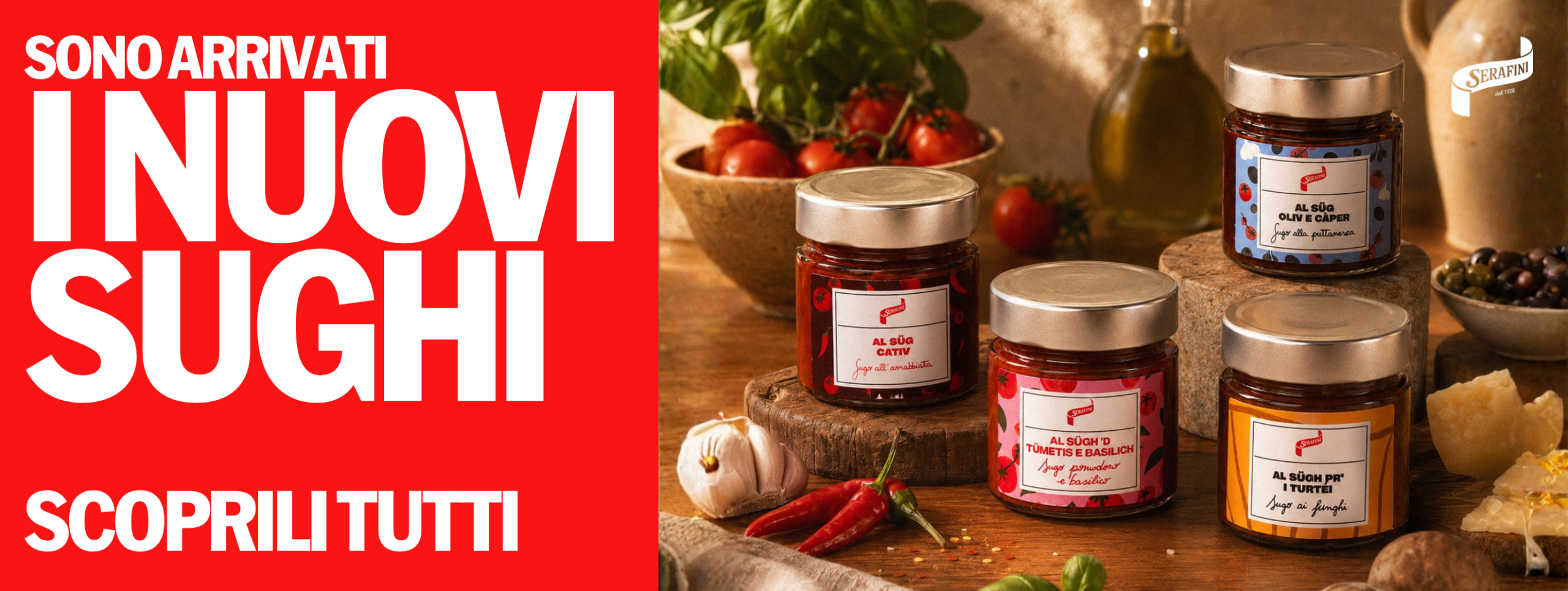 Sughi pronti per pasta Serafini